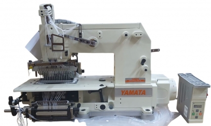 Máquina Elastiqueira Direc Drive 18 Agulhas Adaptada para Lastex-Yamata 550w