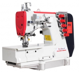 Máquina de Costura Galoneira Plana 3 agulhas 5 Fios - Sun Special SS80D-01-CBX-364-STQI